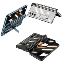 Load image into Gallery viewer, Galaxy Z Fold4 Magnetic Pen Holder Folding Bracket Shell Case With Film Integration And Folding Support