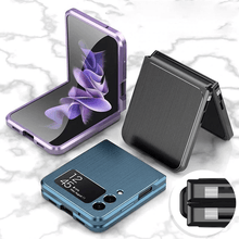 Load image into Gallery viewer, Samsung Galaxy Z Flip 3 Magnetic Brushed Metal Anti-fall Protective Cover For Galaxy Z Fold 3