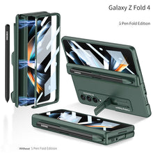 Cargar imagen en el visor de la galería, Magnetic Hinge Case For Galaxy Z Fold4 5G With Pen Slot Tempered Film
