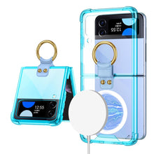 Cargar imagen en el visor de la galería, Galaxy Z Flip3 Flip4 Magnetic MagSafe Airbag Anti-fall Wireless Charging Phone Case