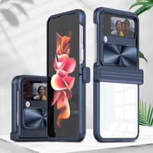 Load image into Gallery viewer, Anti-Slip Clear Acrylic Case for Samsung Galaxy Z Flip4 5G