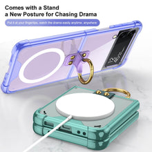 Cargar imagen en el visor de la galería, Galaxy Z Flip3 Flip4 Magnetic MagSafe Airbag Anti-fall Wireless Charging Phone Case