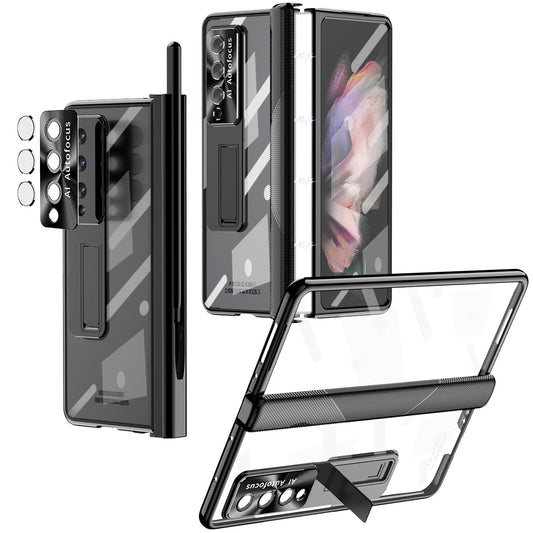 Electroplated Magnetic Hinge Cover For Samsung Galaxy Z Fold4 5G