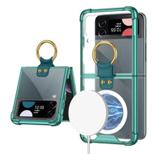 Cargar imagen en el visor de la galería, Galaxy Z Flip3 Flip4 Magnetic MagSafe Airbag Anti-fall Wireless Charging Phone Case