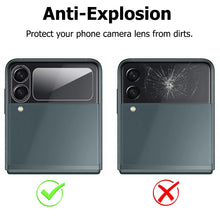 Cargar imagen en el visor de la galería, Samsung Galaxy Z Flip4 5G Camera Lens Glass & Rear Screen Protector