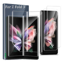 Load image into Gallery viewer, Samsung Galaxy Z Fold 3 5G Full Coverage Hydrogel Soft HD Screen Protector Outside Inside Protective Film on For Z Fold3
