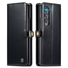 Cargar imagen en el visor de la galería, Business Leather Case for Samsung Galaxy Z Fold4 5G Card holder Cover