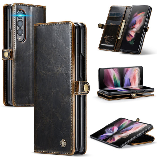 Business Leather Case for Samsung Galaxy Z Fold4 5G Card holder Cover