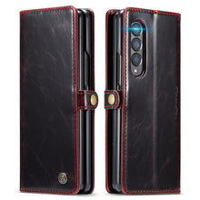 Cargar imagen en el visor de la galería, Business Leather Case for Samsung Galaxy Z Fold4 5G Card holder Cover