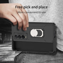 Charger l'image dans la galerie, Armor Back Clip Stand Holder Case For Samsung Galaxy Z Fold 3 5G Anti-knock Protection Hard Cover For Samsung Z Fold 3 Case