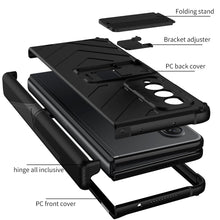 Cargar imagen en el visor de la galería, Heavy duty Armor Magnetic Hinge Cover For Samsung Galaxy Z Fold 3 5G Case Anti-knock Stand Cover For Galaxy Z Fold 3 Funda