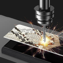 Carregar imagem no visualizador da galeria, Leather Tempered Glass Case For Samsung Galaxy Z Fold 3 5G Cover Luxury Holster Anti-knock Hard For Samsung Z Fold3 5G Case