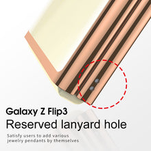 Lade das Bild in den Galerie-Viewer, Luxury Electroplating Flip Case For Samsung Galaxy Z Flip 3 5G Transparent Plastic Hard Cover For Samsung Z Flip 3 5G Case