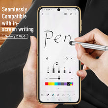 Load image into Gallery viewer, Luxury Plating Cover For Samsung Galaxy Z Flip 3 Case Back Protector Film With Ring Stand Hard Cover For Galaxy Z Flip3 Case