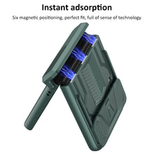 Carregar imagem no visualizador da galeria, Magnetic Armored Camera Slide Cover For Samsung Galaxy Z Flip 3 Case All-included Hinge Plastic Hard For Galaxy Z Flip3 Case