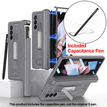 Charger l'image dans la galerie, Magnetic Screen Glass Holder Cover For Samsung Galaxy Z Fold 3 All-included Slide Pen Case Plastic For Galaxy Z Fold3 Cover