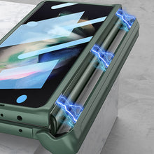 Charger l'image dans la galerie, Magnetic Screen Glass Holder Cover For Samsung Galaxy Z Fold 3 All-included Slide Pen Case Plastic For Galaxy Z Fold3 Cover