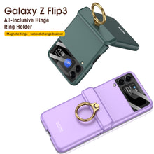 Charger l'image dans la galerie, Magnetic hinges All-included Case For Samsung Galaxy Z Flip 3 5G Back Screen Glass Plastic Hard Cover For Samsung Flip3 Case