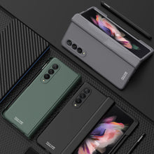 Lade das Bild in den Galerie-Viewer, Samsung Galaxy Z Fold 3 5G Cover Magnetic Hinge Side Pen Slot Protection Plastic Case For Galaxy Z Fold3