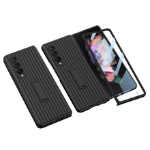 Charger l'image dans la galerie, Outer Screen Glass Luggage Design Case For Samsung Galaxy Z Fold 3 5G Anti-knock Plastic Cover For Samsung Z Fold 3 5G Case