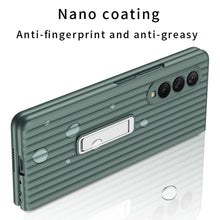 Charger l'image dans la galerie, Outer Screen Glass Luggage Design Case For Samsung Galaxy Z Fold 3 5G Anti-knock Plastic Cover For Samsung Z Fold 3 5G Case