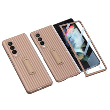 Charger l'image dans la galerie, Outer Screen Glass Luggage Design Case For Samsung Galaxy Z Fold 3 5G Anti-knock Plastic Cover For Samsung Z Fold 3 5G Case