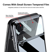 Lade das Bild in den Galerie-Viewer, UV Bright Painted Fold Case For Samsung Galaxy Z Flip 3 5G With Back Screen Protector Hard Cover For Samsung Z Flip 3 Case