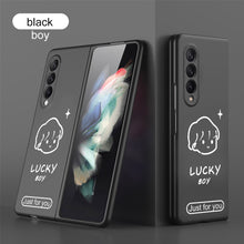 Charger l'image dans la galerie, Ultra-Thin Pattern Case For Samsung Galaxy Z Fold 3 5G Case Matte Hard Plastic Protection Case For Galaxy Z Fold3 5G Cover