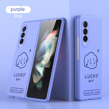 Charger l'image dans la galerie, Ultra-Thin Pattern Case For Samsung Galaxy Z Fold 3 5G Case Matte Hard Plastic Protection Case For Galaxy Z Fold3 5G Cover