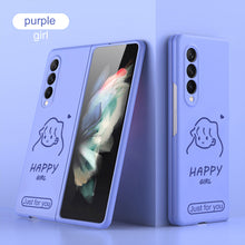 Charger l'image dans la galerie, Ultra-Thin Pattern Case For Samsung Galaxy Z Fold 3 5G Case Matte Hard Plastic Protection Case For Galaxy Z Fold3 5G Cover