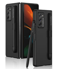 Lade das Bild in den Galerie-Viewer, Ultra-Thin Plastic With Slot Case For Samsung Galaxy Z Fold 2 5G Anti-knock Phone Cover For Galaxy Z Fold2 Case Included Pen