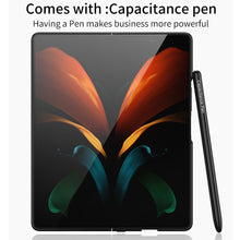 Lade das Bild in den Galerie-Viewer, Ultra-Thin Plastic With Slot Case For Samsung Galaxy Z Fold 2 5G Anti-knock Phone Cover For Galaxy Z Fold2 Case Included Pen