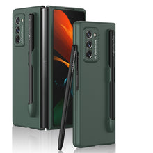 Lade das Bild in den Galerie-Viewer, Ultra-Thin Plastic With Slot Case For Samsung Galaxy Z Fold 2 5G Anti-knock Phone Cover For Galaxy Z Fold2 Case Included Pen