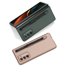 Lade das Bild in den Galerie-Viewer, Ultra-Thin Plastic With Slot Case For Samsung Galaxy Z Fold 2 5G Anti-knock Phone Cover For Galaxy Z Fold2 Case Included Pen