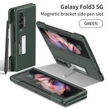 Lade das Bild in den Galerie-Viewer, Ultra-thin Magnetic Stand Case For Samsung Galaxy Z Fold 3 5G With Edge Pen Slot Hard Phone Cover For Samsung Z Fold 3 Case