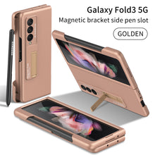 Lade das Bild in den Galerie-Viewer, Ultra-thin Magnetic Stand Case For Samsung Galaxy Z Fold 3 5G With Edge Pen Slot Hard Phone Cover For Samsung Z Fold 3 Case