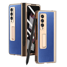 Cargar imagen en el visor de la galería, Samsung Galaxy Z Fold 4 3 2 5G Case With 2PCS Hinge Pen Slot and Capacitive Pen
