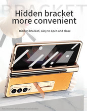 Cargar imagen en el visor de la galería, Samsung Galaxy Z Fold 4 3 2 5G Case With 2PCS Hinge Pen Slot and Capacitive Pen