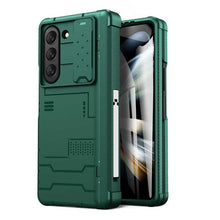 Cargar imagen en el visor de la galería, Shockproof Camera Protective Hard PC Cover with Bracket Kickstand Phone Case For Samsung Galaxy Z Fold 5 5G