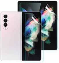 Load image into Gallery viewer, Samsung Galaxy Z Fold 3 5G Full Coverage Hydrogel Soft HD Screen Protector Outside Inside Protective Film on For Z Fold3