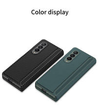 Charger l'image dans la galerie, Leather Magnetic Frame Case Cover For Samsung Galaxy Z Fold 3 5G All-Included Hard Phone Cover For Samsung Z Fold3 5G Case