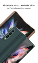 Charger l'image dans la galerie, Leather Magnetic Frame Case Cover For Samsung Galaxy Z Fold 3 5G All-Included Hard Phone Cover For Samsung Z Fold3 5G Case