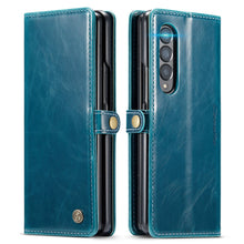 Cargar imagen en el visor de la galería, Business Leather Case for Samsung Galaxy Z Fold4 5G Card holder Cover