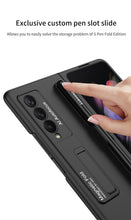 Cargar imagen en el visor de la galería, Ultra-thin Stand Holder Case For Samsung Galaxy Z Fold 3 5G With Pen Slot Shockproof Hard Cover For Samsung Z Fold 3 Case