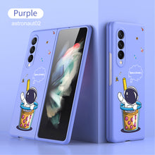 Charger l'image dans la galerie, Ultra-Thin Pattern Case For Samsung Galaxy Z Fold 3 5G Case Matte Hard Plastic Protection Case For Galaxy Z Fold3 5G Cover