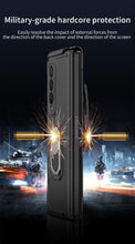 Charger l'image dans la galerie, Armor Back Clip Stand Holder Case For Samsung Galaxy Z Fold 3 5G Anti-knock Protection Hard Cover For Samsung Z Fold 3 Case
