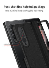 Charger l'image dans la galerie, Leather Magnetic Frame Case Cover For Samsung Galaxy Z Fold 3 5G All-Included Hard Phone Cover For Samsung Z Fold3 5G Case