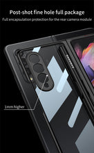 Charger l'image dans la galerie, Front Tempered Glass Case For Samsung Galaxy Z Fold 3 5G Transparent Plating With Pen Slot Cover For Samsung Fold 3 5G Case