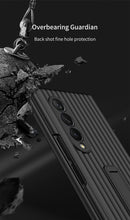 Charger l'image dans la galerie, Outer Screen Glass Luggage Design Case For Samsung Galaxy Z Fold 3 5G Anti-knock Plastic Cover For Samsung Z Fold 3 5G Case