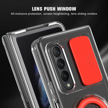 Carregar imagem no visualizador da galeria, Transparent Push Pull Camera  Protector Case for SaMsung z fold3 5G Clear Case For  samsung galaxy z Fold3 5G